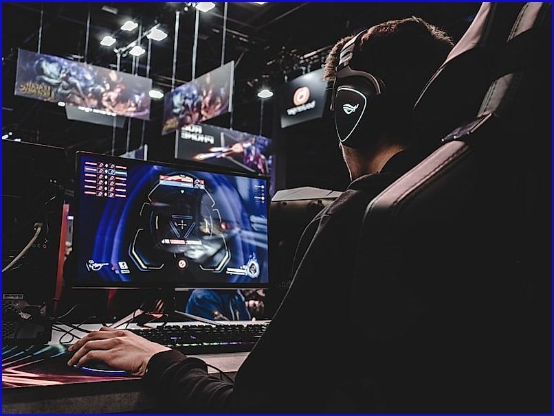 Thai Gamer with Gaming Setup